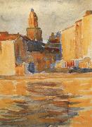 Paul Signac Bell tower Germany oil painting artist